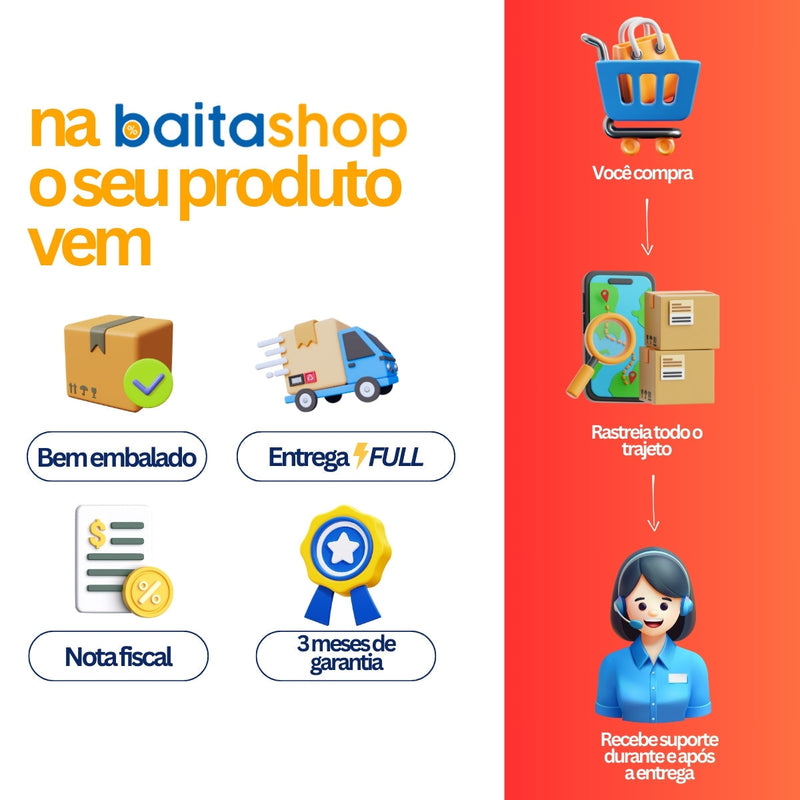 Kit 6 Potes Herméticos Quadrado Grande 2,3L para Mantimentos de Acrílico